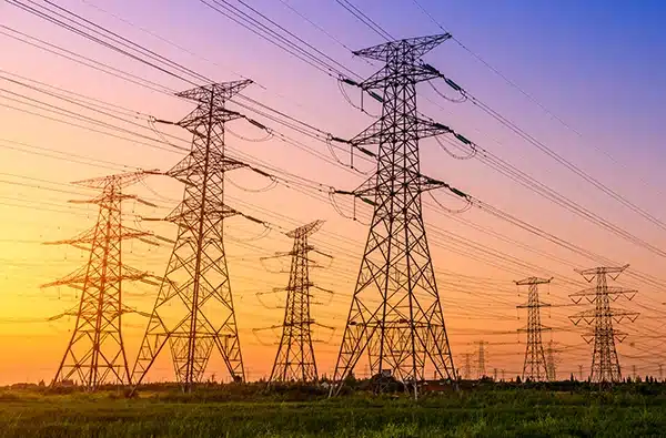 High voltage power lines